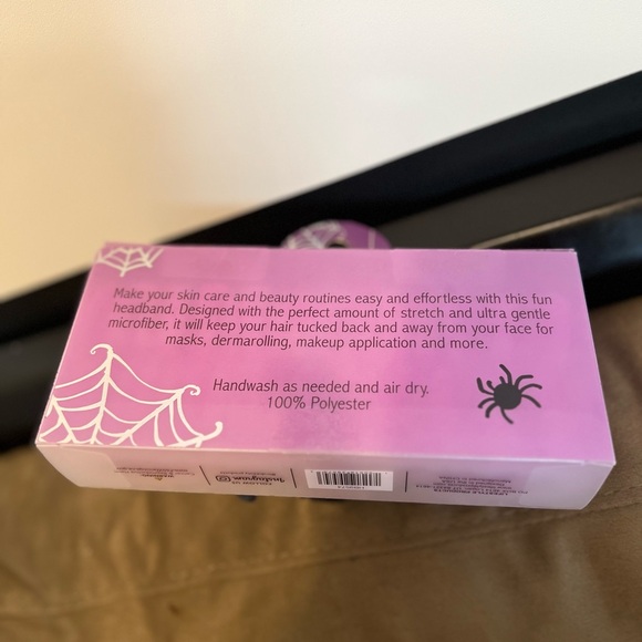 Beastly headband in purple and black #spiderweb - Picture 7 of 7